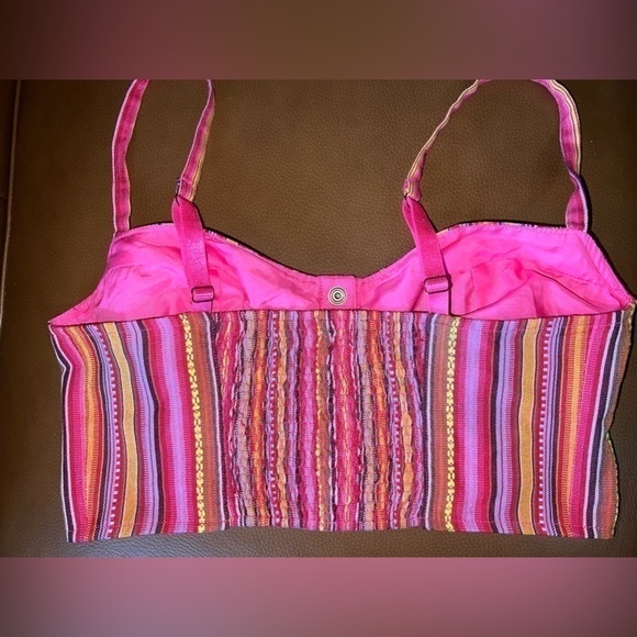 L'Amour by Nanette Lepore Striped Jacquard Bralette - Picture 4 of 5